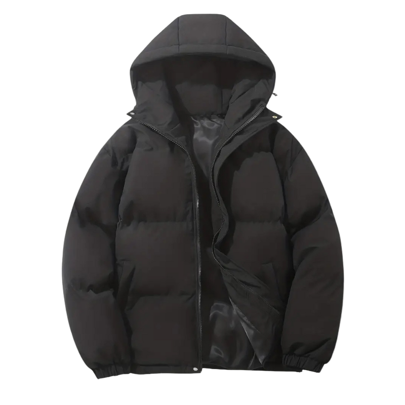 Veste D'hiver Matelassée Avec Capuche Pour Homme | Idéale Pour La Saison Froide