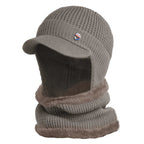 Bonnet d’Hiver avec Visière et Cache-Oreilles pour Hommes | Idéal pour la Saison Froide