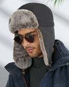 Bonnet d’Hiver avec Cache-Oreilles et Taille Réglable pour Adultes | Idéal pour les Activités Extérieures