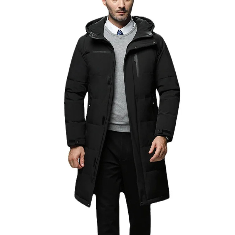 Parka Longue avec Capuche Intégrée pour Homme | Idéal pour la Saison Hivernale