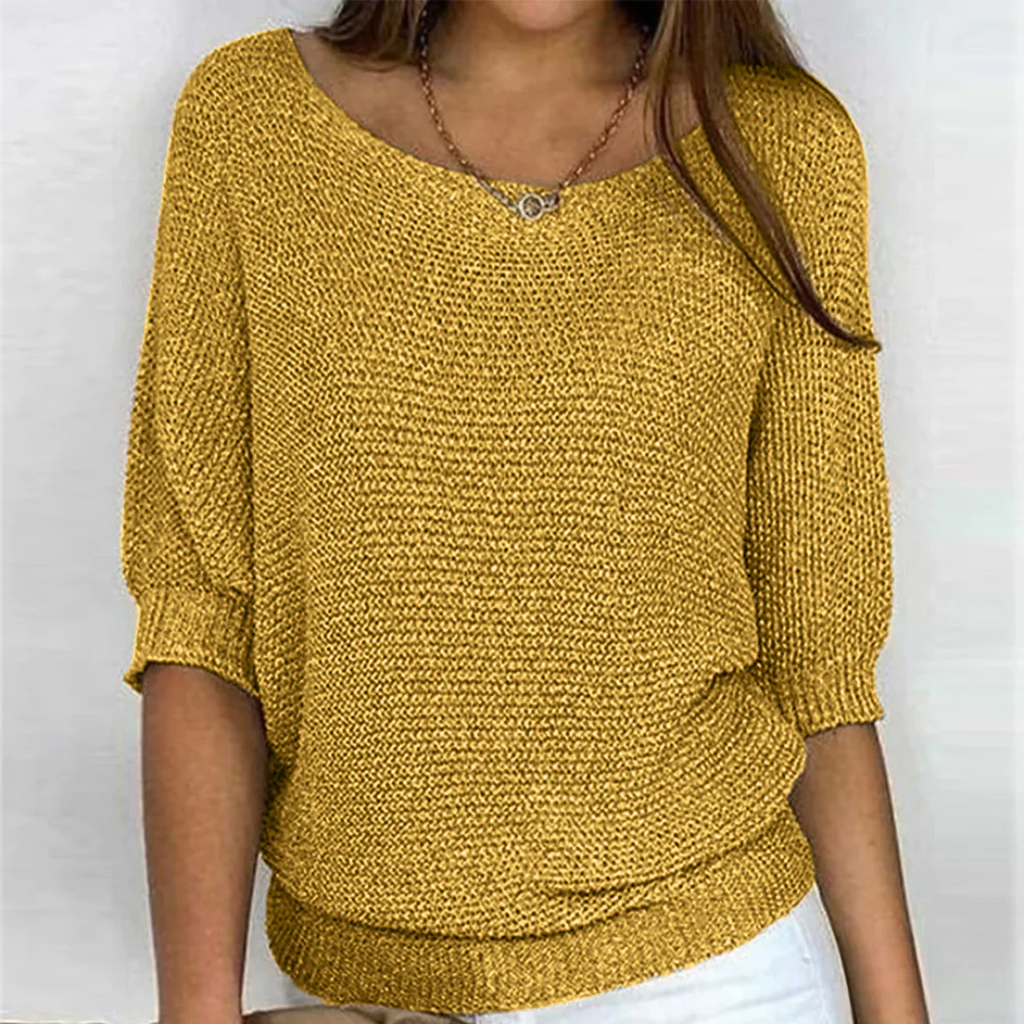 Pull À Maille Croisée pour Femme | Idéal Pour La Mi-Saison