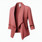 Blazer À Manches Longues Avec Silhouette Structurée Pour Femme | Idéal Pour Occasions Formelles