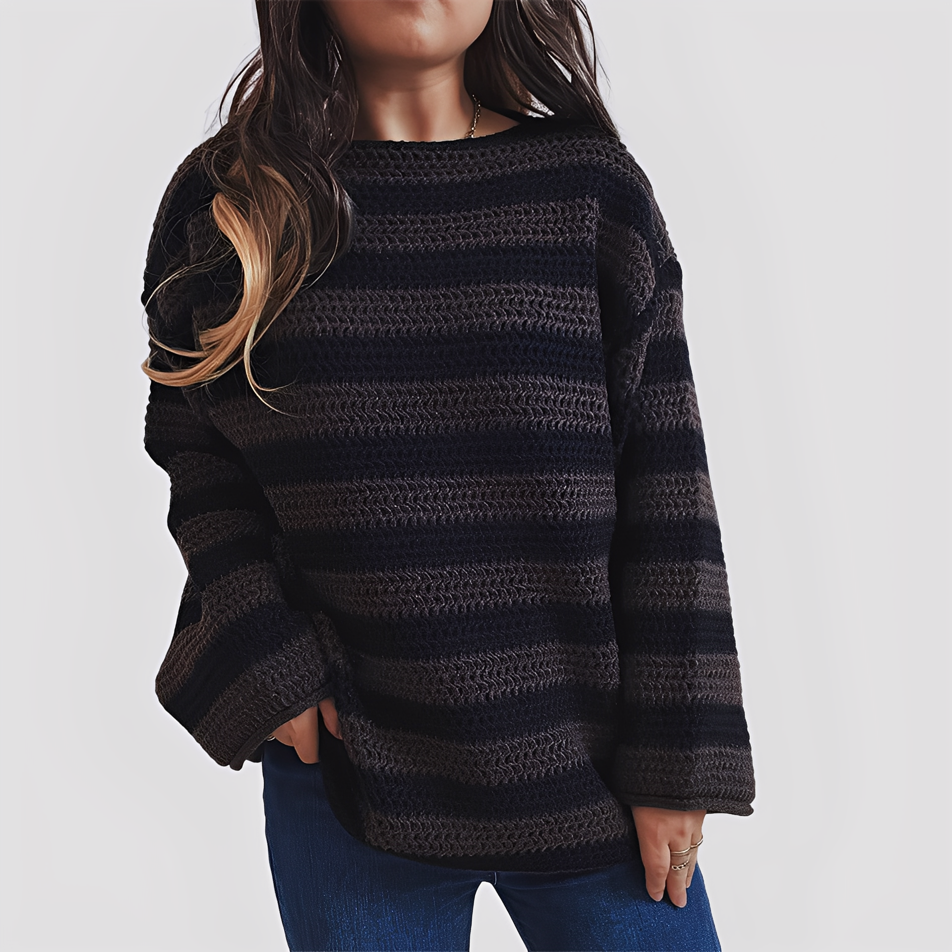 Pull en Maille à Coupe Décontractée pour Femme | Idéal pour Usage Quotidien