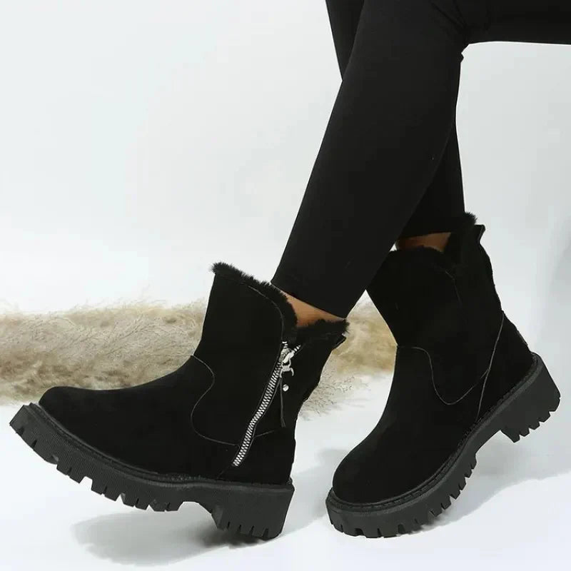 Bottes D’hiver Fermées Pour Femme À Enfilage Facile | Idéales Pour La Saison Froide