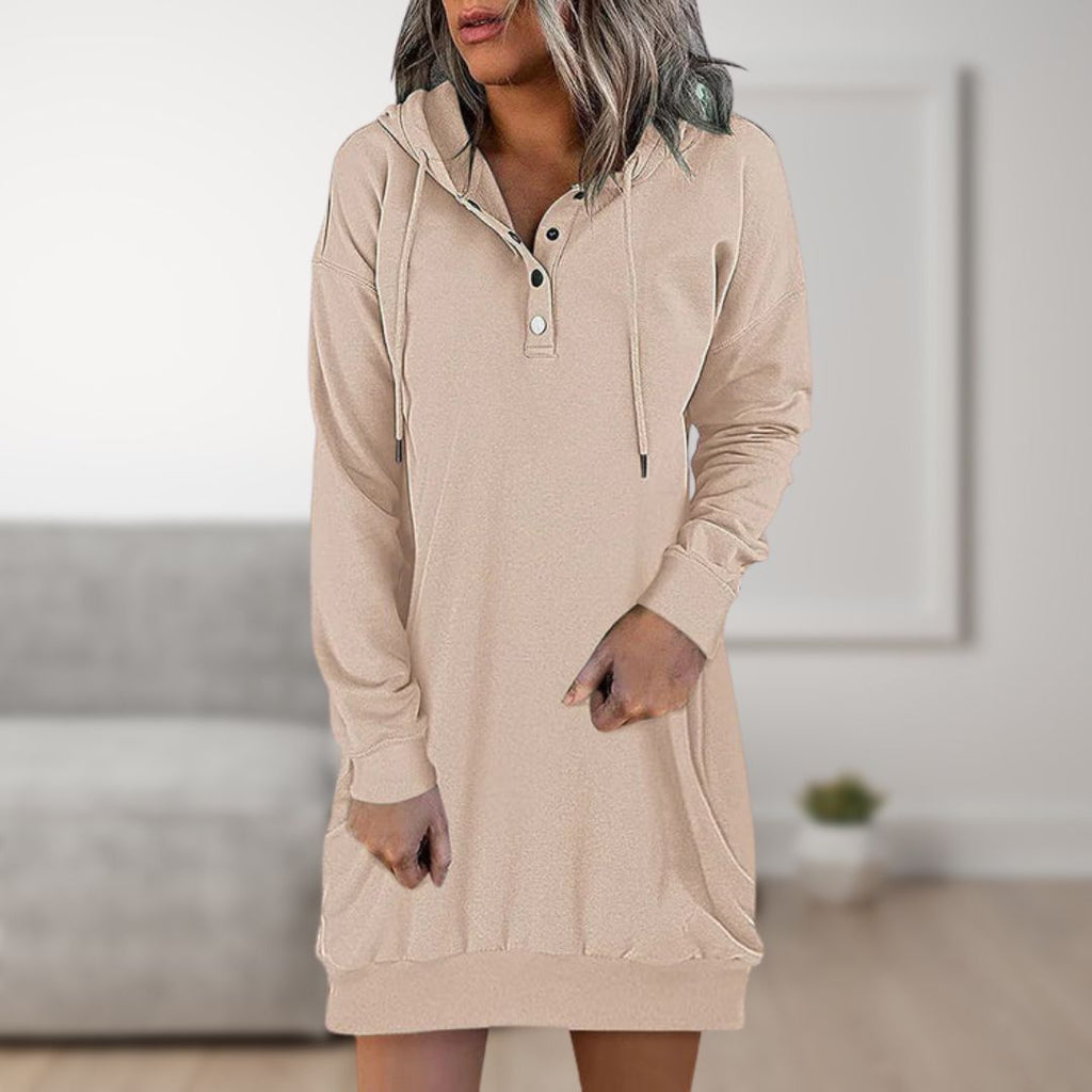 Robe Pull À Capuche avec Boutons pour Adultes | Idéale pour Un Usage Quotidien