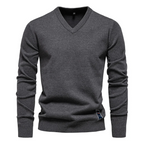 Pull À Col V Avec Coupe Régulière Pour Hommes | Idéal Pour Usage Quotidien