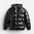 Doudoune Avec Capuche Intégrée Et Coupe Droite Pour Hommes | Idéale Pour La Saison Froide