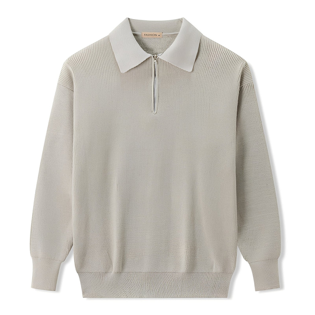 Pull à Demi-Zip avec Coupe Droite pour Hommes | Idéal pour un Usage Quotidien