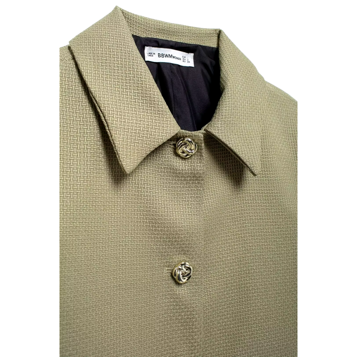 Blazer Court Beige Avec Boutons Dorés Pour Femme | Idéal Pour Mi-Saison