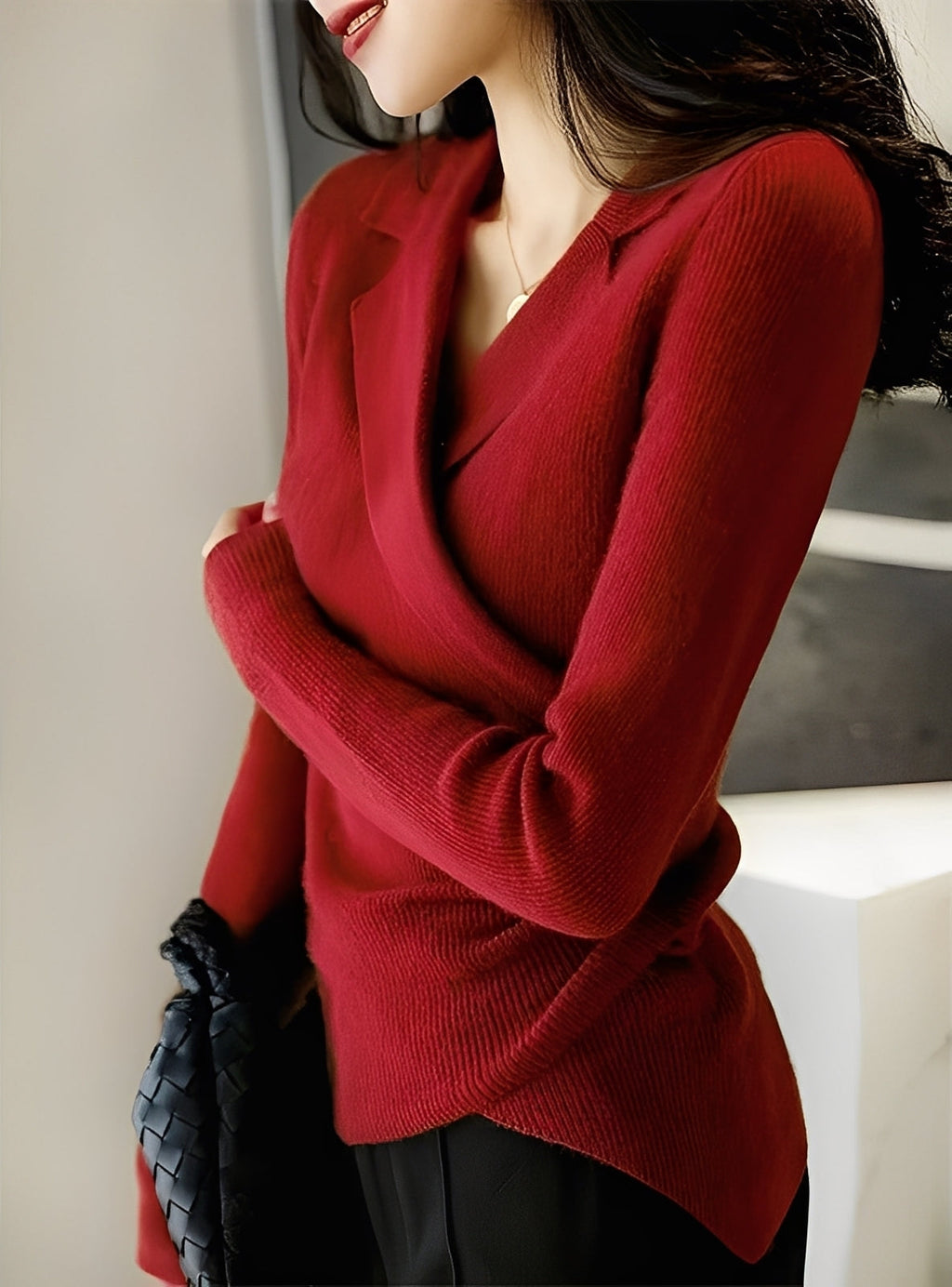 Pull Classique À Coupe Confortable Pour Femmes | Idéal Pour La Mi-Saison