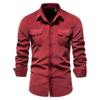 Chemise Slim Fit À Manches Longues Pour Homme | Idéal Pour Usage Quotidien