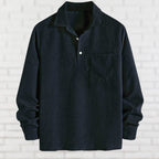 Chemise À Manches Longues Avec Poche Poitrine Pour Homme | Idéal Pour Usage Quotidien