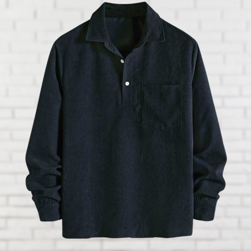 Chemise À Manches Longues Avec Poche Poitrine Pour Homme | Idéal Pour Usage Quotidien