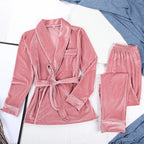 Ensemble Pyjama Deux Pièces À Manches Longues pour Femmes | Idéal pour L’Hiver Et Les Soirées À La Maison