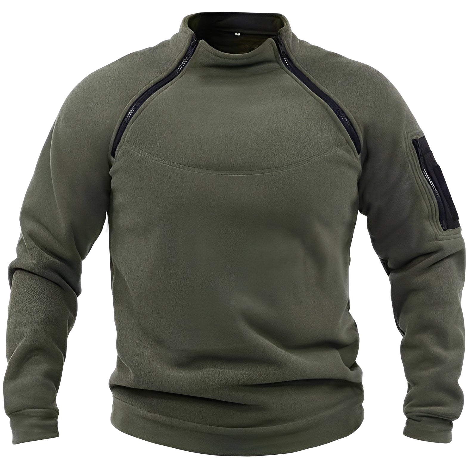 Sweat-Shirt Fonctionnel avec Fermetures Zippées pour Adultes | Idéal pour les Activités Hivernales