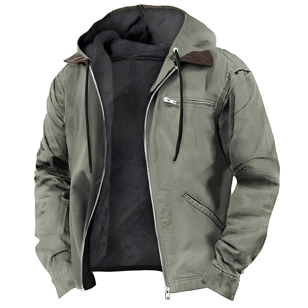 Veste À Fermeture Zippée Avec Coupe Droite Pour Homme | Idéale Pour Un Usage Quotidien