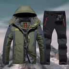 Ensemble Hiver Deux Pièces avec Veste et Pantalon pour Homme | Idéal pour Activités Extérieures