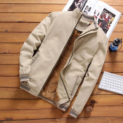 Veste Bomber Décontractée Avec Doublure Polaire Pour Hommes | Idéale Pour Un Usage Quotidien