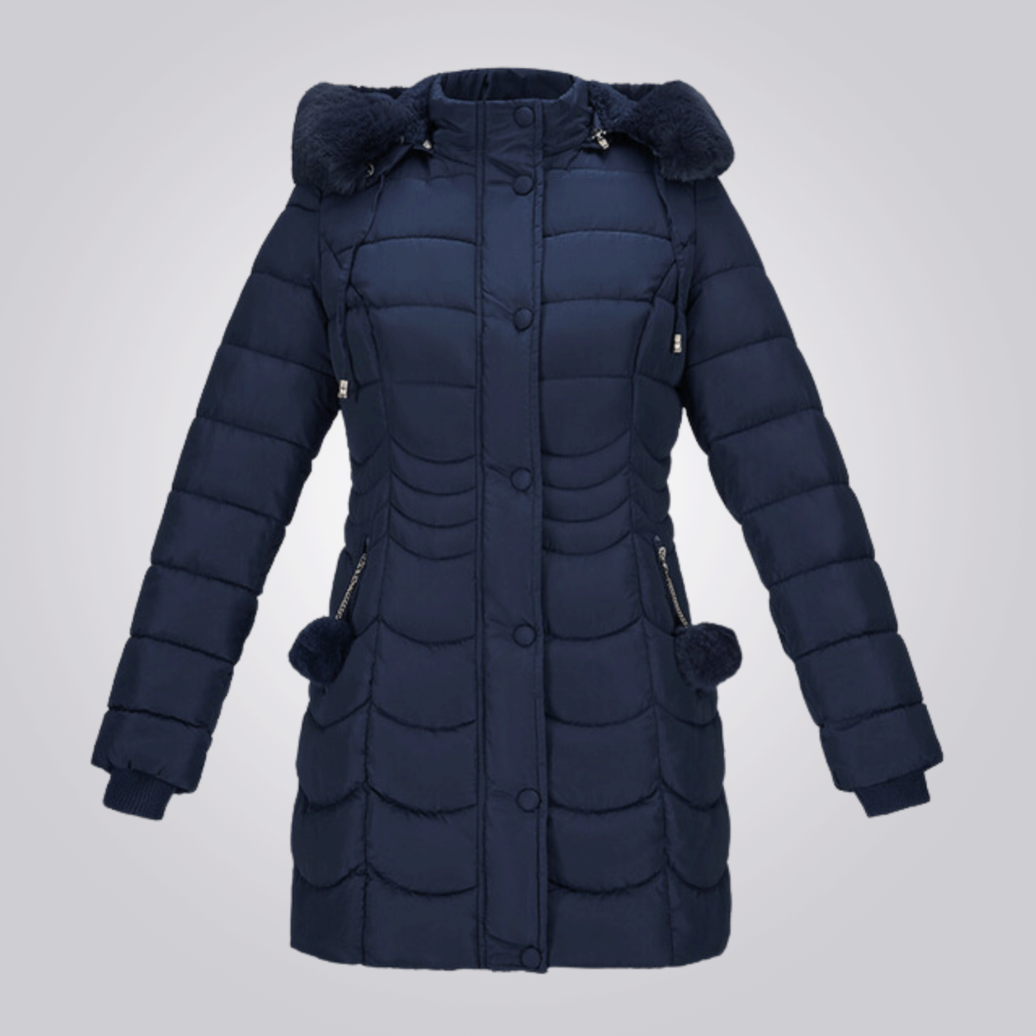 Manteau Long avec Capuche Amovible pour Femme | Idéal pour l’Hiver