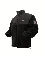 Veste Zippée avec Poches et Col Montant pour Homme | Idéale pour l’Hiver