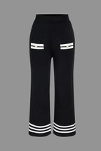 Ensemble Deux Pièces avec Cardigan Court et Pantalon Large pour Femme | Idéal pour le Quotidien et le Bureau