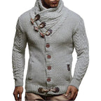 Pull Tricoté à Coupe Ajustée pour Homme | Idéal pour des Occasions Décontractées et Semi-Formelles