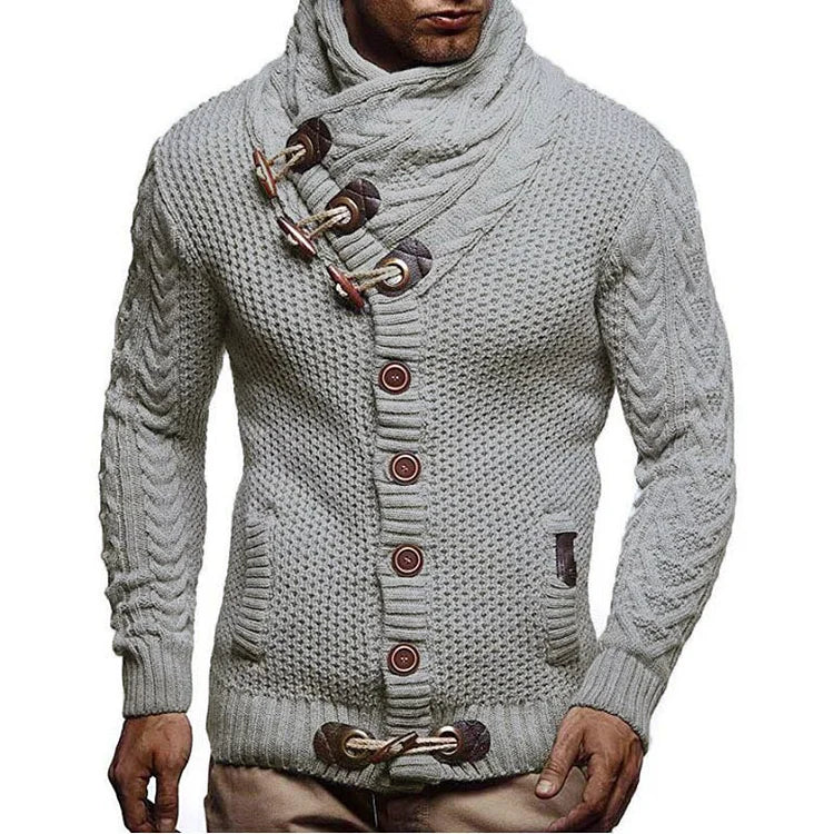 Pull Tricoté à Coupe Ajustée pour Homme | Idéal pour des Occasions Décontractées et Semi-Formelles