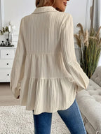 Chemise À Manches Longues Avec Fermeture Boutonnée Pour Femmes | Idéal Pour Travail Et Usage Quotidien