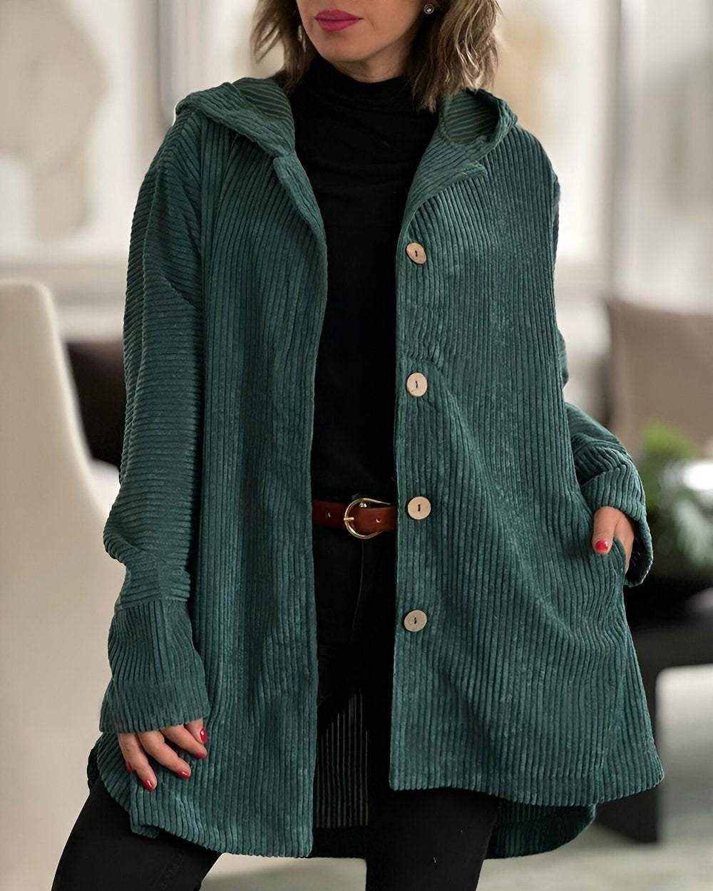 Veste Avec Capuche Et Coupe Décontractée Pour Femmes | Idéale Pour La Saison Automnale