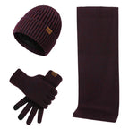 Ensemble D’Hiver avec Bonnet, Écharpe Et Gants pour Adultes | Idéal pour Les Journées Froides
