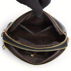 Sac Bandoulière Compact Avec Détails Contrastés Pour Femme | Idéal Pour Usage Quotidien
