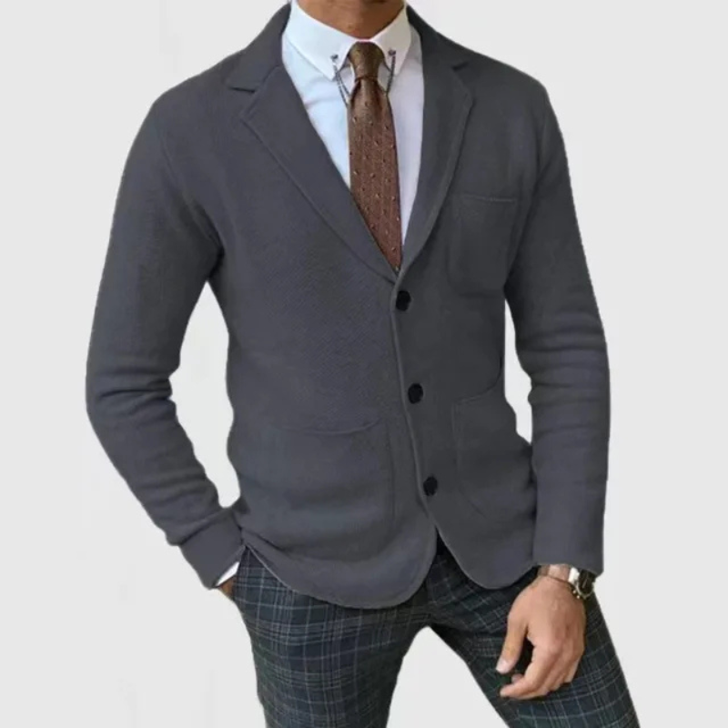 Blazer Avec Fermeture À Deux Boutons Et Poches Pour Homme | Idéal Pour Bureau Ou Occasions Formelles