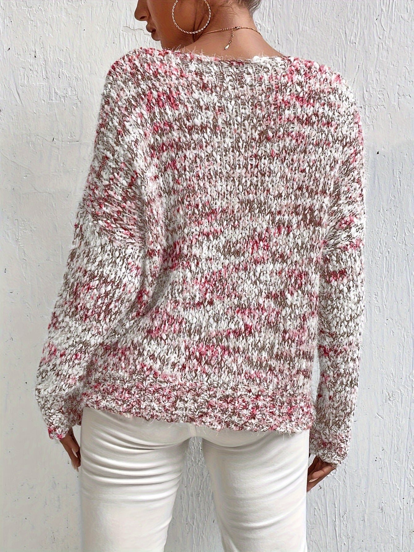 Pull À Coupe Ample Avec Manches Longues Pour Femme | Idéal Pour Usage Quotidien