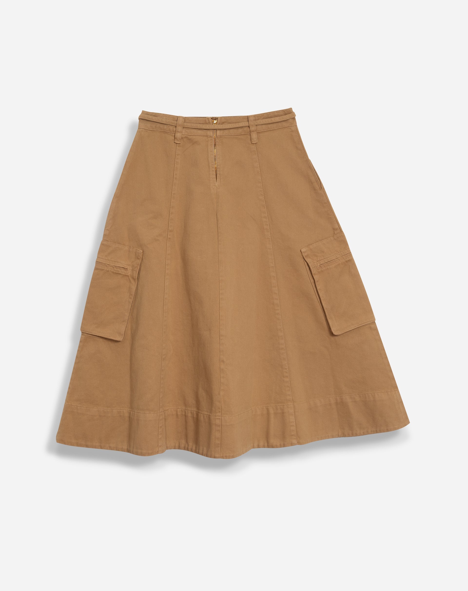 Jupe Midi Taille Haute À Nouer Style Utilitaire Pour Femme | Idéale Pour Les Soirées Et Occasions Planifiées