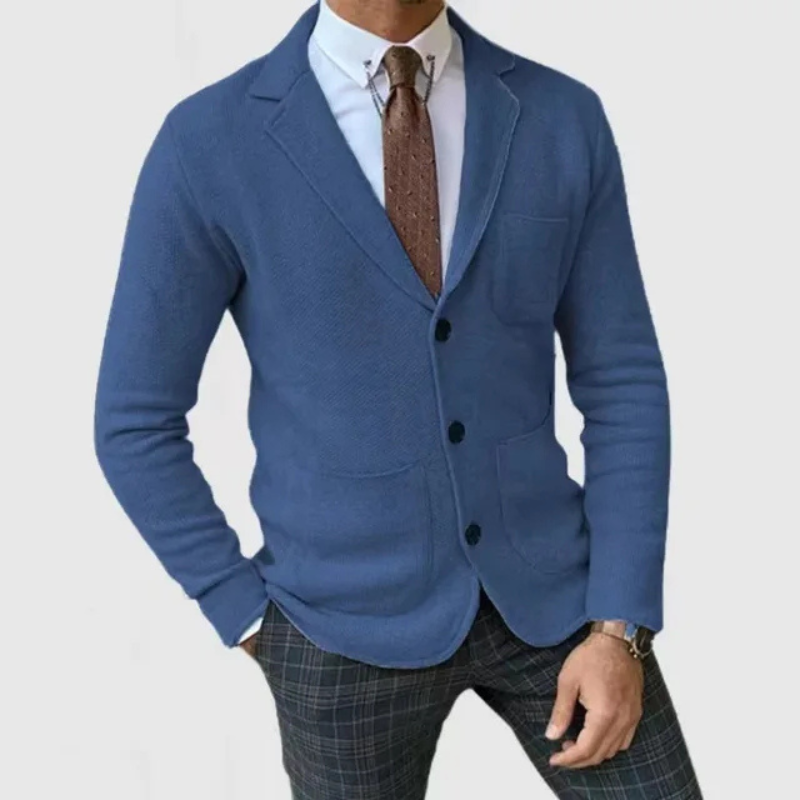 Blazer Avec Fermeture À Deux Boutons Et Poches Pour Homme | Idéal Pour Bureau Ou Occasions Formelles