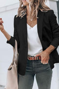 Blazer À Poches Avec Coupe Ajustée Pour Femme | Idéal Pour Le Bureau Et Les Occasions Professionnelles