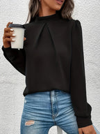 Blouse à Coupe Classique pour Femme | Idéale pour le Travail ou les Soirées