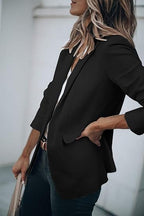Blazer À Poches Avec Coupe Ajustée Pour Femme | Idéal Pour Le Bureau Et Les Occasions Professionnelles