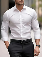 Chemise À Manches Longues Pour Homme | Idéale Pour Usage Quotidien