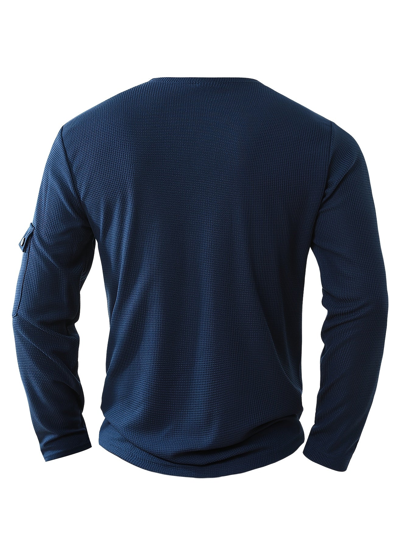 Polo À Manches Longues Avec Col À Boutons Et Poches Fonctionnelles Pour Homme | Idéal Pour Le Quotidien Et Les Occasions Décontractées