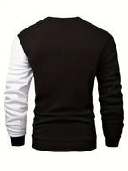 Pull Colorblock avec Encolure Ronde pour Hommes | Idéal pour un Usage Quotidien