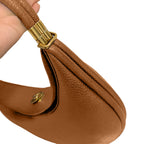 Sac À Main Demi-Lune Avec Fermeture Rotative Pour Femmes | Idéal Pour Usage Quotidien Et Événements