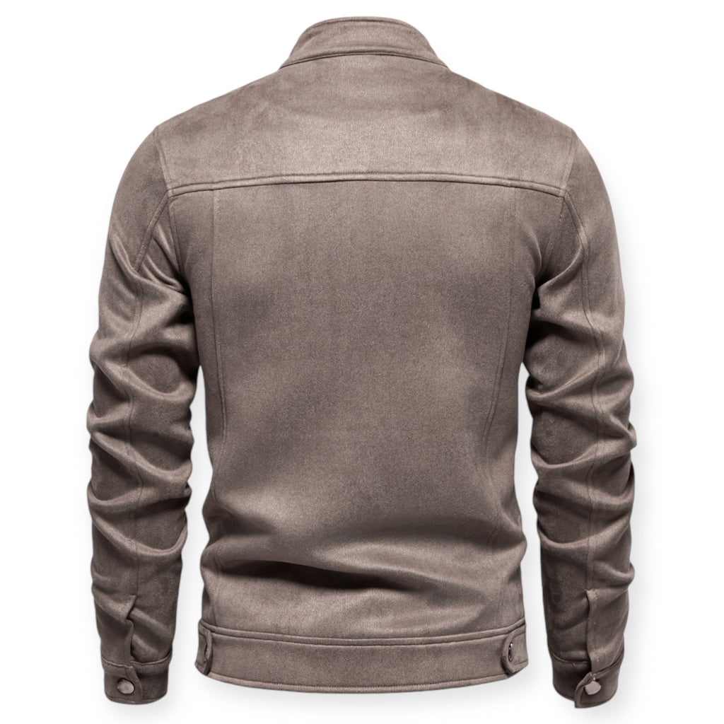 Veste Zippée À Col Montant pour Hommes | Idéale pour Les Sorties Quotidiennes
