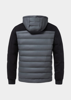 Veste Zippée Avec Capuche Amovible Et Design Matelassé Pour Homme | Idéale Pour Saisons Intermédiaires