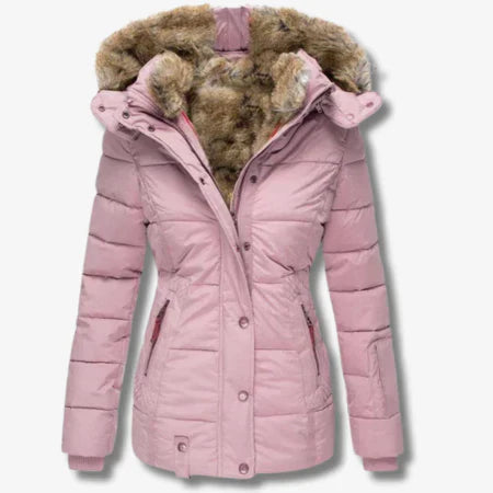 Manteau D'Hiver à Capuche avec Fermeture Zippée pour Femme | Idéale pour les Journées Froides