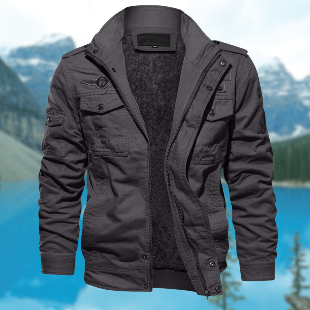 Blouson Bomber Avec Fermeture Zippée Et Col Montant Pour Hommes | Idéal Pour Un Usage Quotidien