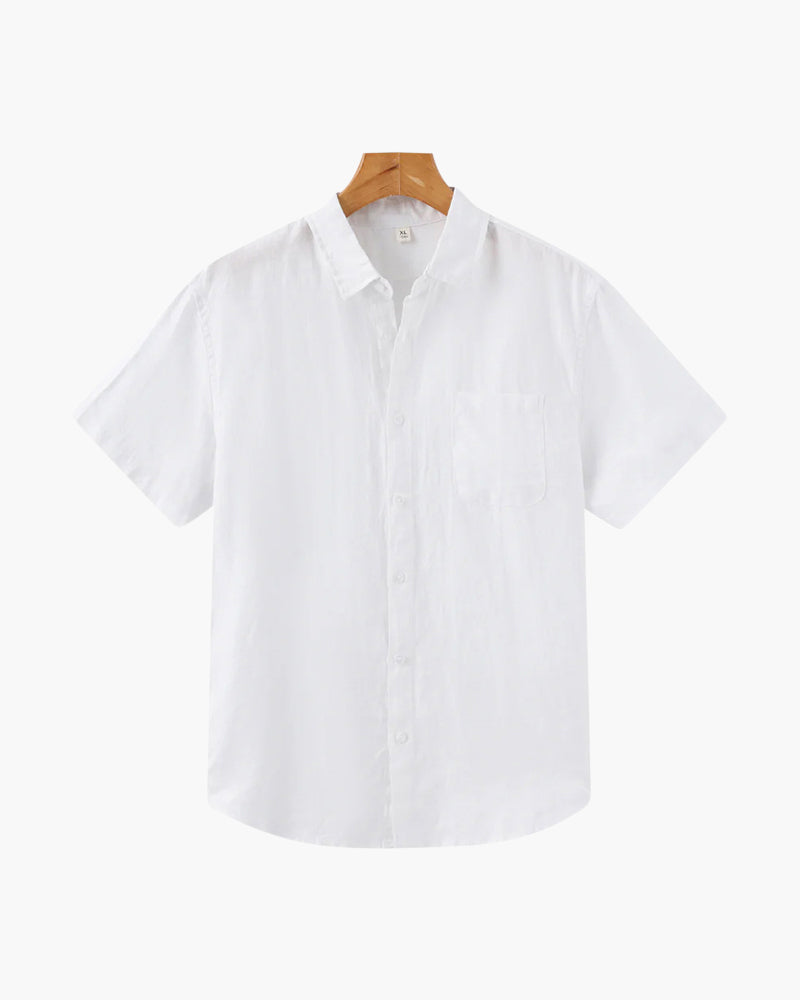 Chemise À Manches Courtes Avec Coupe Droite Pour Hommes | Idéale Pour La Saison Chaude Et Les Usages Quotidiens