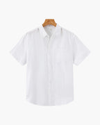 Chemise À Manches Courtes Avec Coupe Droite Pour Hommes | Idéale Pour La Saison Chaude Et Les Usages Quotidiens