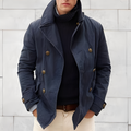 Veste À Boutons Avec Col Droit Pour Homme | Idéale Pour Les Saisons Fraîches