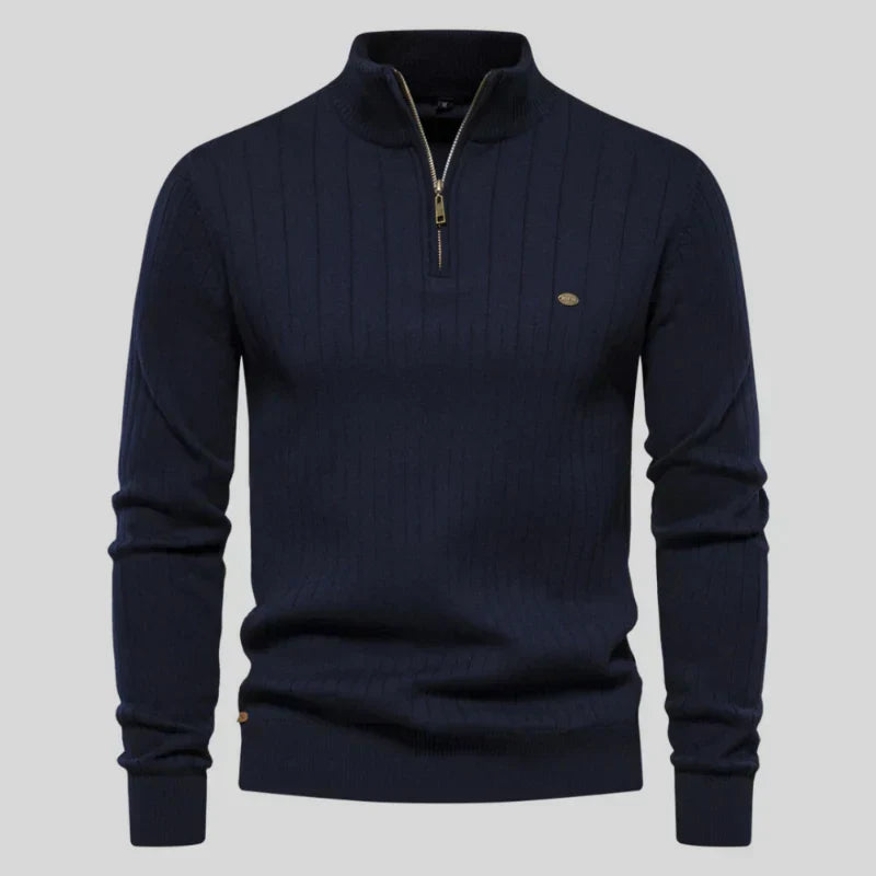 Pull à Demi-Fermeture Zippée à Manches Longues pour Homme | Idéal pour un Usage Quotidien